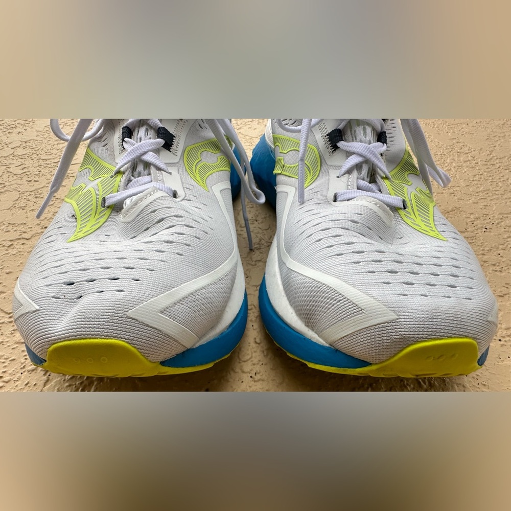 Saucony Endorphin Speed 4 White Viziblue Running Shoes Men’s Size 11 Super Clean - Picture 9 of 15
